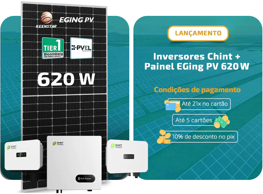 PROMOÇÃOChint + EGing PV 620W