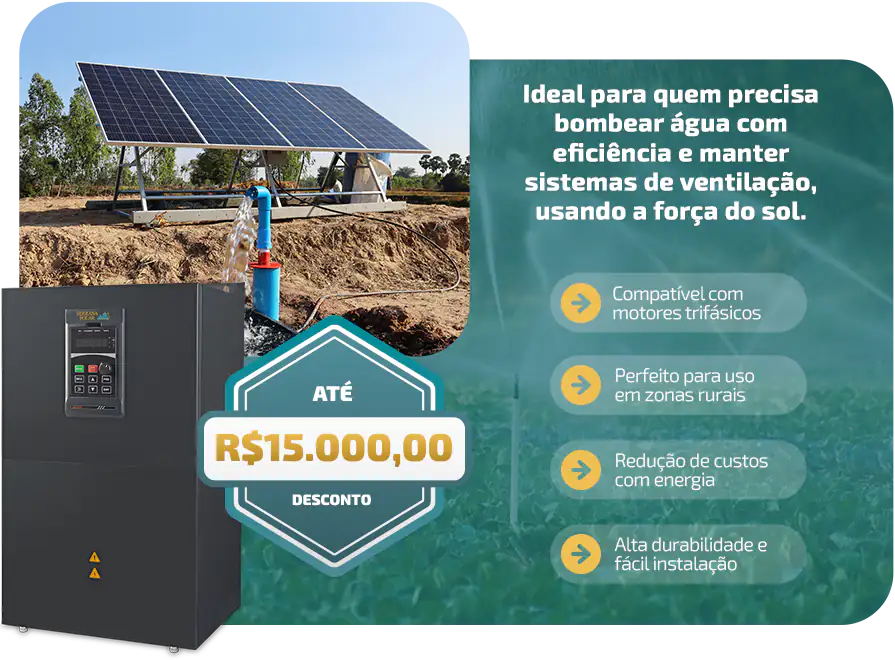 Produtor rural, chegou a hora de economizar sem depender da rede elétrica!
