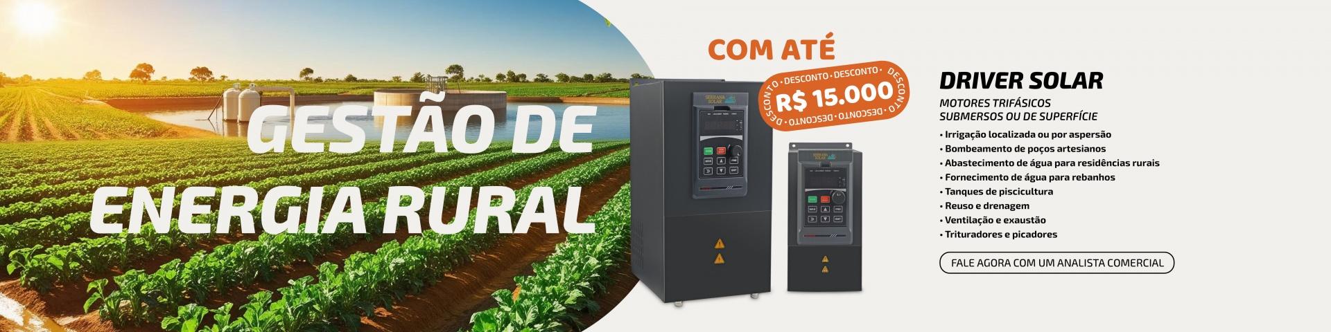 Banner Promoção Gerador Driver Bomba Solar
